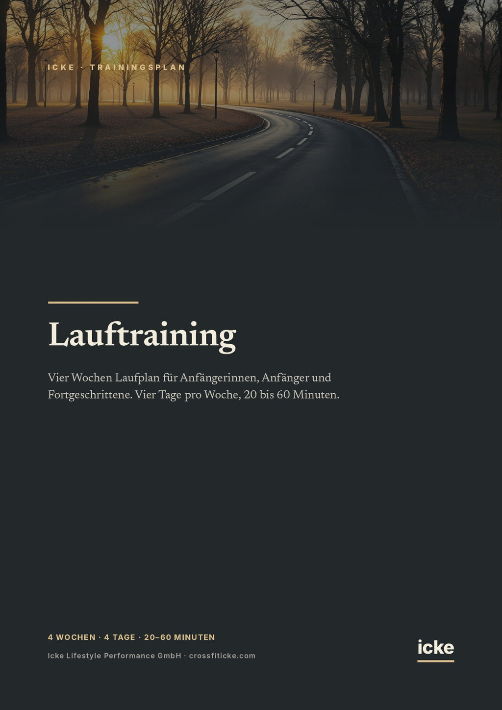 Titelseite des eBooks Lauftraining